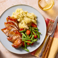 Hot Honey & Butter Basted Pork Chops