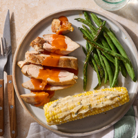 Honey Buffalo Chicken Thighs