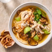 Asian-Style Chicken & Rice Soup
