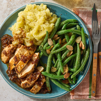 Balsamic Chicken & Mashed Potatoes
