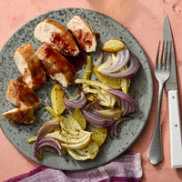 Pomegranate-Cherry Glazed Chicken