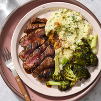 Seared Steaks & Tangy Glaze