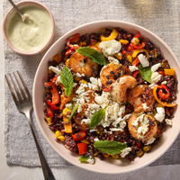 Green Goddess Shrimp Bowls