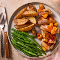 Pork Chops & Summer Peach Pan Sauce