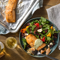 Chimichurri Salmon & Hearty Rice Salad