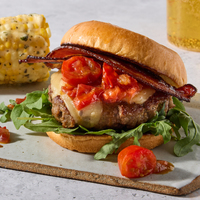 BLT Wagyu Beef Cheeseburgers