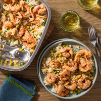 Togarashi Shrimp & Rice Bake