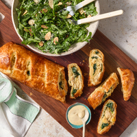 Chicken Caesar Stromboli