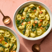 Pesto Tortellini Soup