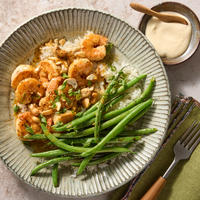 Yellow Curry Glazed Shrimp