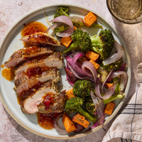 Pork Chops & Orange Chile Glaze