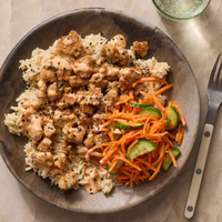 Ginger-Lime Turkey & Brown Rice Bowl