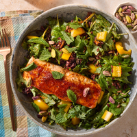 Harissa Salmon Grain Bowls