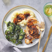 Chicken & Mushroom Agrodolce