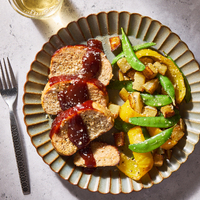 Sweet & Tangy Glazed Pork Meatloaf