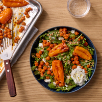 Roasted Pepper & Chickpea Grain Bowls