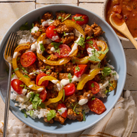 Mexican-Style Beef Rice Bowls