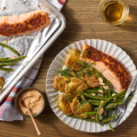 Smoky Romesco Baked Salmon