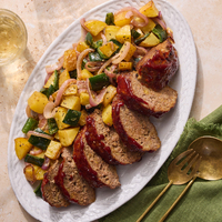 Chipotle & Sour Cherry Glazed Meatloaf