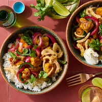 Indian-Style Curry Glazed Chicken