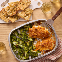 Spicy Cheddar & Panko Baked Chicken
