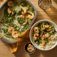Cilantro-Curry Baked Shrimp