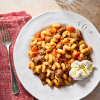 Weeknight Cavatappi Bolognese