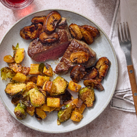 Flank Steaks & Mushroom Agrodolce