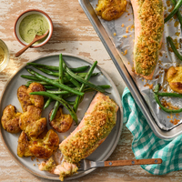 Crispy Green Goddess Salmon