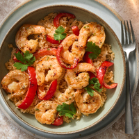 Zesty Mojo Shrimp & Peppers