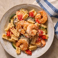 Tender Shrimp & Fresh Tomato Pasta