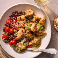 Garlic & Lemon Pesto Chicken Bowls