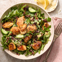 Garlic Tahini Chicken Grain Bowls