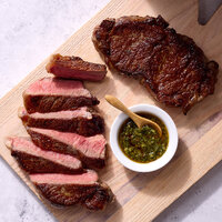Grass-Fed NY Strip Steaks