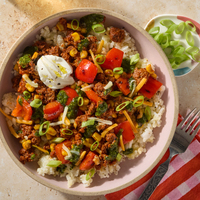 Chorizo & Corn Rice Bowls