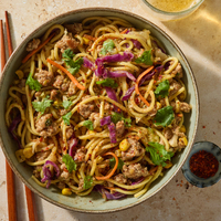 Sesame-Tamarind Pork Noodles