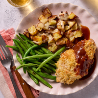 Crispy Honey-BBQ Roasted Chicken