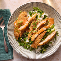 Crispy Panko Chicken & Sweet Chili Mayo