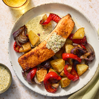 Sheet Pan Chimichurri Salmon