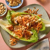 Soy Glazed Tilapia Lettuce Wraps