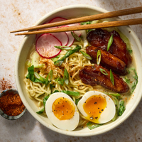 Miso Ramen & Hoisin Glazed Pork Belly