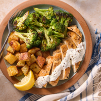 Pan-Seared Chicken & Creamy Dill Sauce