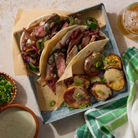 Seared Flank Steak Tacos