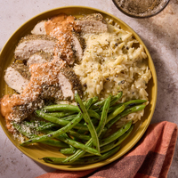 Herb Chicken & Creamy Goat Cheese Pasta