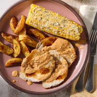 Spanish Spiced Pork & Romesco Mayo