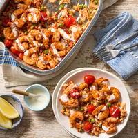 Shrimp & Spanish Rice Bake