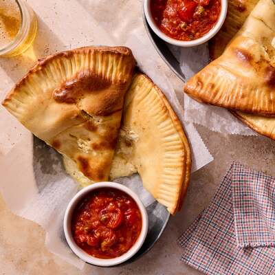 Four Cheese Calzones