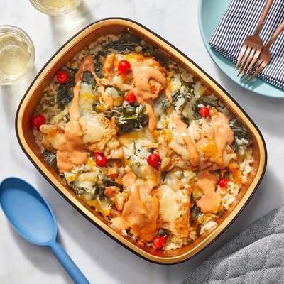 Oven-Baked Cheesy Chicken Thighs