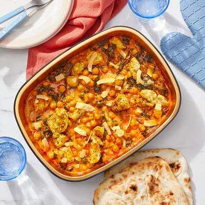Oven-Baked Chicken & Chickpea Curry