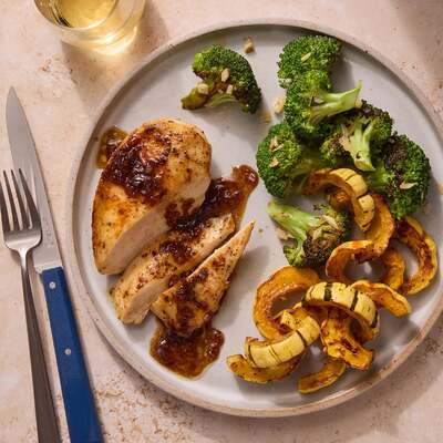Balsamic Chicken & Roasted Squash